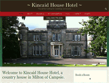 Tablet Screenshot of kincaidhouse.com